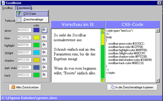 Scrollbar-Maker